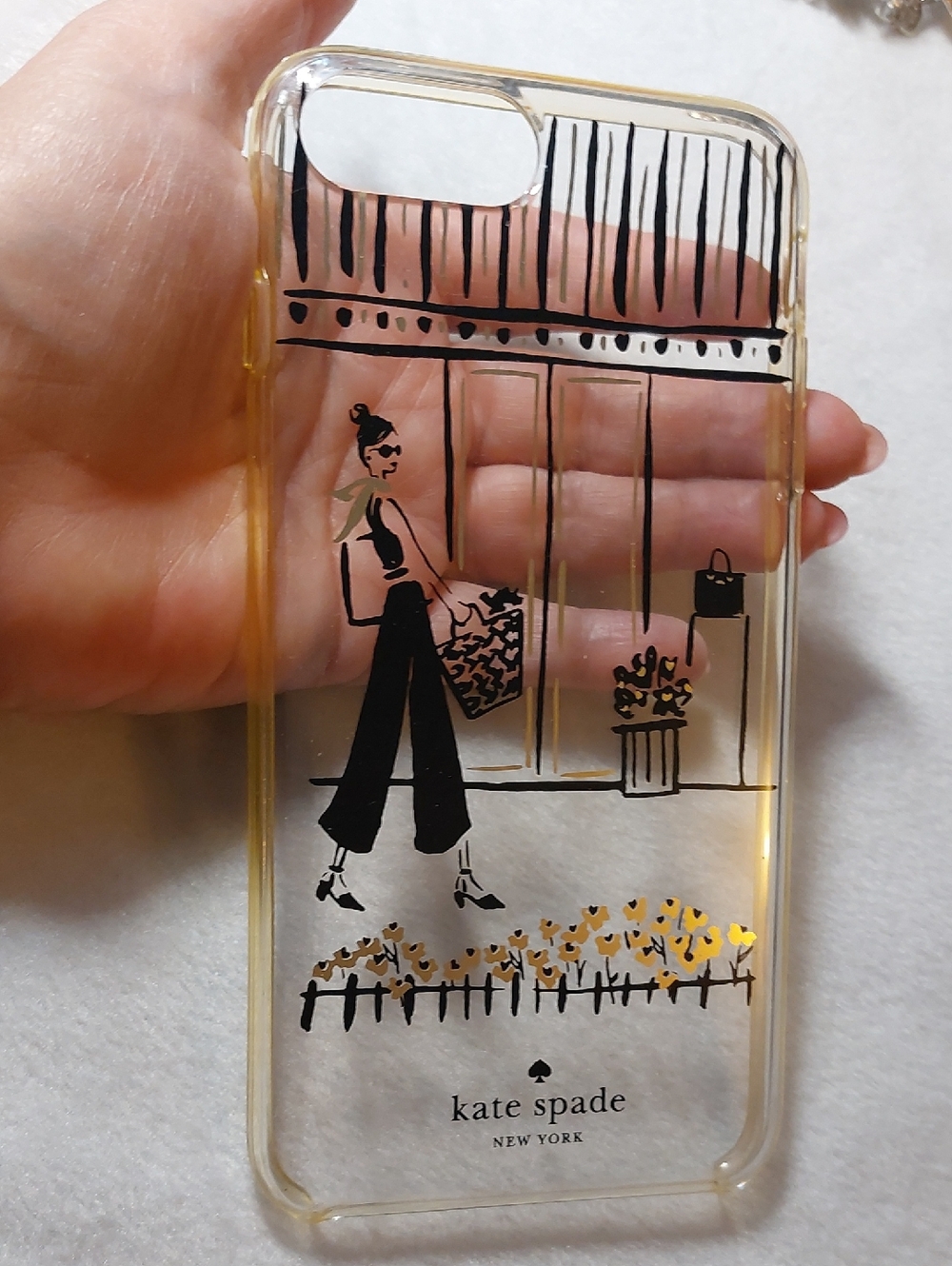 🌸5/$25 Kate Spade Clear Silicone Phone Case Protector